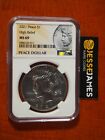 2021 $1 SILVER PEACE DOLLAR NGC MS69 HIGH RELIEF