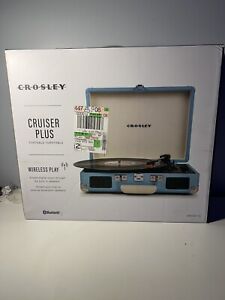 New ListingCrosley Cruiser Plus Turntable 3-Speed Vinyl Record LP Player Watercolor