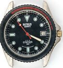 C mens Vintage Benrus Citation Diver Style Analog Quartz Watch Parts Repair lot