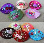 Wholesale10Pcs Chinese Handmade Clasic Embroidered Silk Jewelry Boxes Gift box