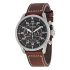 Citizen CA4210-24E Avion Vintage-inspired Leather Strap Chronograph Men's Watch