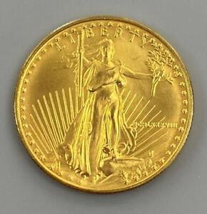 1988 US 1/2 ozt Gold $25 Eagle Coin Key Date BU-marks L18519