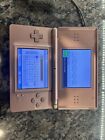 Nintendo DS Lite Coral Pink Rose Console System handheld Green Stylus