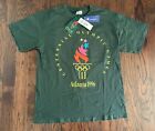 Vintage RARE Champion Atlanta 1996 Olympic Games T Shirt Tee Green Mint NWT  L