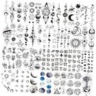 New Listing 28 Sheets Outer Space Temporary Tattoos For Kids Women Men, 3D Fake Realistic