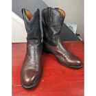 Ariat Two-Tone Brown Black Leather Cobalt Western Cowboy Boots Mens size 11.5