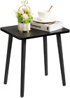 FORAOFUR Black Side/End Table, Modern, Minimalist Wooden Small Accent Table with