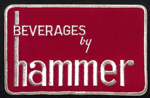 Beverages by Hammer Large Embroidered Soda Patch c1950's-60's VGC Scarce