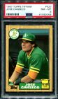 1987 Topps Tiffany Jose Canseco #620 Rookie RC PSA 8