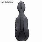 New 4/4 Enhanced Foamed Cello Case - Light Weight with 2 wheels