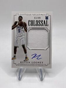 New Listing2015 National Treasures Collegiate Kevon Looney RC Patch Auto /99 RPA UCLA