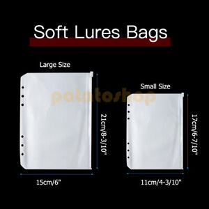 Soft Lures Bags Fishing Rigs Snell Holders Waterproof Bait Accessories Storage