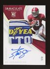 New Listing2018 Panini Immaculate Holo Silver #136 Bo Scarbrough RPA RC Patch AUTO 4/5