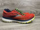 Brooks Ghost 13 Tomato/Navy/Nightlife Running Shoes Sneakers Men's 8.5