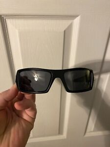 Oakley 03-473 Gascan Matte Rectangular Sunglasses 60mm - Black