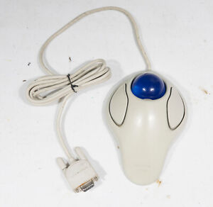 Vintage Kensington Orbit 64221 Trackball mouse DB9 serial 2054