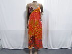 Farm Rio x Anthropologie Fun African Printed Summer Dress Size Large Multicolor