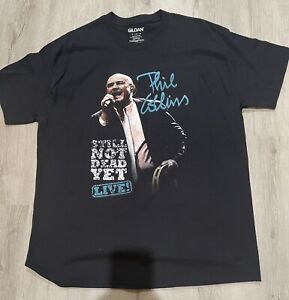 Phil Collins T-Shirt “Not Dead Yet” Tour Big Logo Size XL. Great Condition/ Mint
