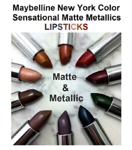 Maybelline New York Color Sensational Matte Metallics Lipstick,