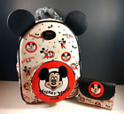 Disney 100 Years Set Mickey Mouse Club Vintage Mini Backpack & Wallet New