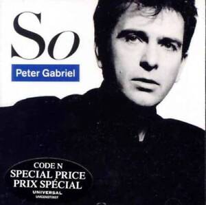 So - Audio CD By Peter Gabriel - VERY GOOD