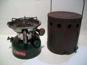 Vtg/Antique COLEMAN Model 502 STOVE/HEATER w/ TOP SHROUD MAY, 1964