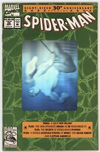 Spider-Man #26 VF+ 8.5 1992 Mark Bagley Hologram Anniversary Cover