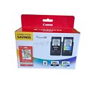 Canon Ink 240 XL Black & 241 Xl Color ChromaLife100 Glossy Photo Paper Sealed