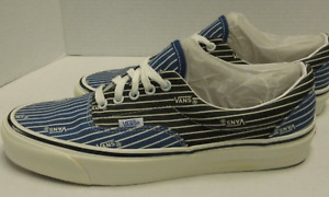 VANS Era 95 DX Anaheim Factory Pinstripe Sneakers Men's Size 11 Black Blue NEW