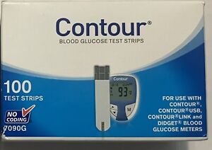 New ListingBayer Contour Diabetic Test Strips 100 exp 11/30/23 - Volume Discount