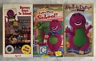 New ListingBarney 90’s VHS Lot: Barney Goes to School, Let’s Play School, Sing & Dance With