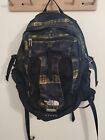 North Face Recon Backpack Black, multi color green, blue, yellow Laptop Sleev