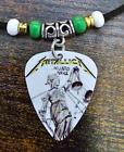 Metallica Justice  Aluminum Guitar Pick Necklace