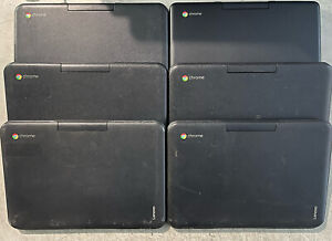 Lot of 6 Lenovo N22/N23 Chromebooks-Parts/Repair-Read-Laptops ONLY-AS IS-C39