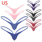 US Mens Jockstrap Low Rise Bulge Pouch Backless G-String Thong Stretch Underwear