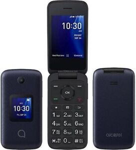 Alcatel Go Flip 4 4056W Dark Blue (T-Mobile) 4G VoLTE Flip Phone Unlocked