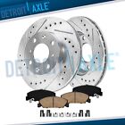 Front Drilled Slotted Rotors and Brake Pads for Honda Civic del Sol Civic CRX (For: Honda)