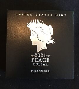 2021 Peace Dollar - Original Government Packaging Only