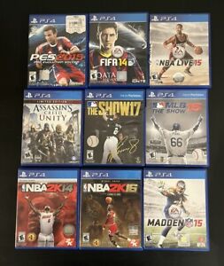 PlayStation 4  PS4 Games Bundle Lot Of 9- Great Titles Mixed Genres