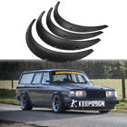 Fender Flares Extra Wide Body Kit Wheel Arches Black For Volvo 240 Wagon 5-Speed (For: 1993 Volvo 240)