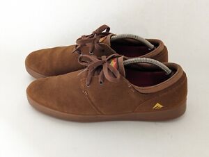 Emerica The Figueroa Skate Shoes - Brown/Gum Size 12