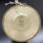 Vintage Chinese Bronze Alloy Brass Gong Cymbal With Great Deep Sound