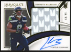 New Listing2022 Immaculate Rookie Premium Patch Auto KENNETH WALKER III 99/99 #PPR-KWA