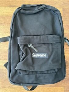 Supreme Black Canvas Backpack FW20 BRAND NEW DEADSTOCK