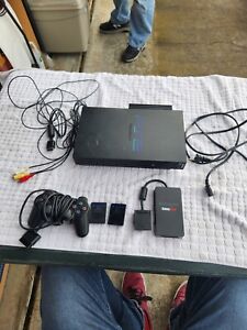 Playstation 2 Console PS2 with controller memory cards, Carry Case, 3 games