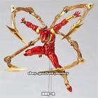 AMAZING YAMAGUCHI Iron Spider Man  16cm 6in Red Action Figure Statue Doll Toy