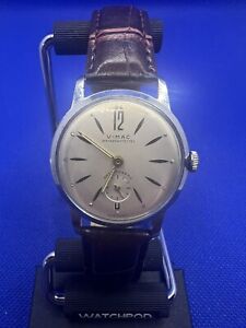 Vintage Very Rare,V-Mac Germany Manual Wind Men's Wrist Watch, Running, 34MM