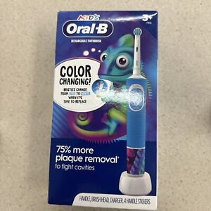 Oral-B Battery Powered Kids Rechargeable Electric Toothbrush Changing Bristles