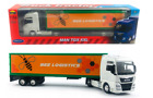 MAN TGX XXL Bee Logistics Germany Truck Model Diecast Orange Toy 1:64 Welly