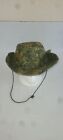 Camouflage Boonie Hat w Snap Up Sides And Drawstring Green